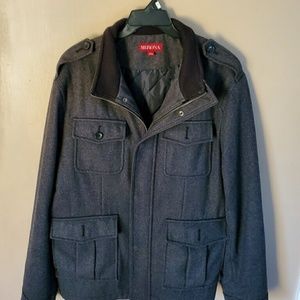 Wool Military Style Coat